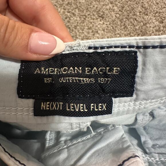 AMERICAN EAGLE Men's AE Ne(x)t Level Classic Khaki Short Size 34 - Picture 4 of 9